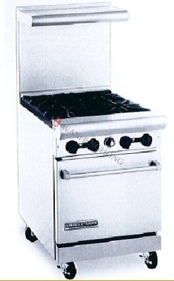 美國牌(U.S. Range) 大型四頭煤氣爐連下煤氣焗爐 836-7