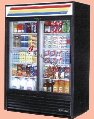 真確牌(TRUE) 雙擋門飲料陳列冷藏櫃 GDM-47