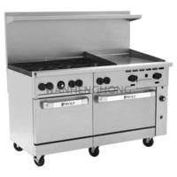 狼牌 WOLF 六頭燃氣爐帶610MM扒爐連雙烤爐 C60SS-6B24GP