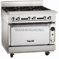狼牌 WOLF 高效能六頭燃氣爐連烤爐 V6B36S